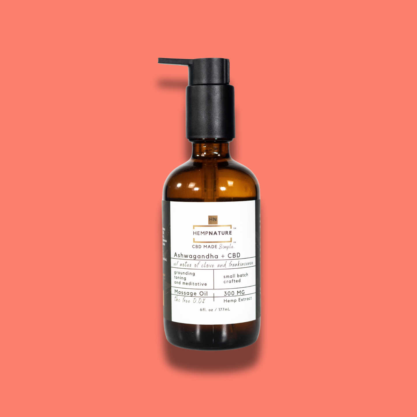 Ashwagandha + CBD Body Oil 6oz