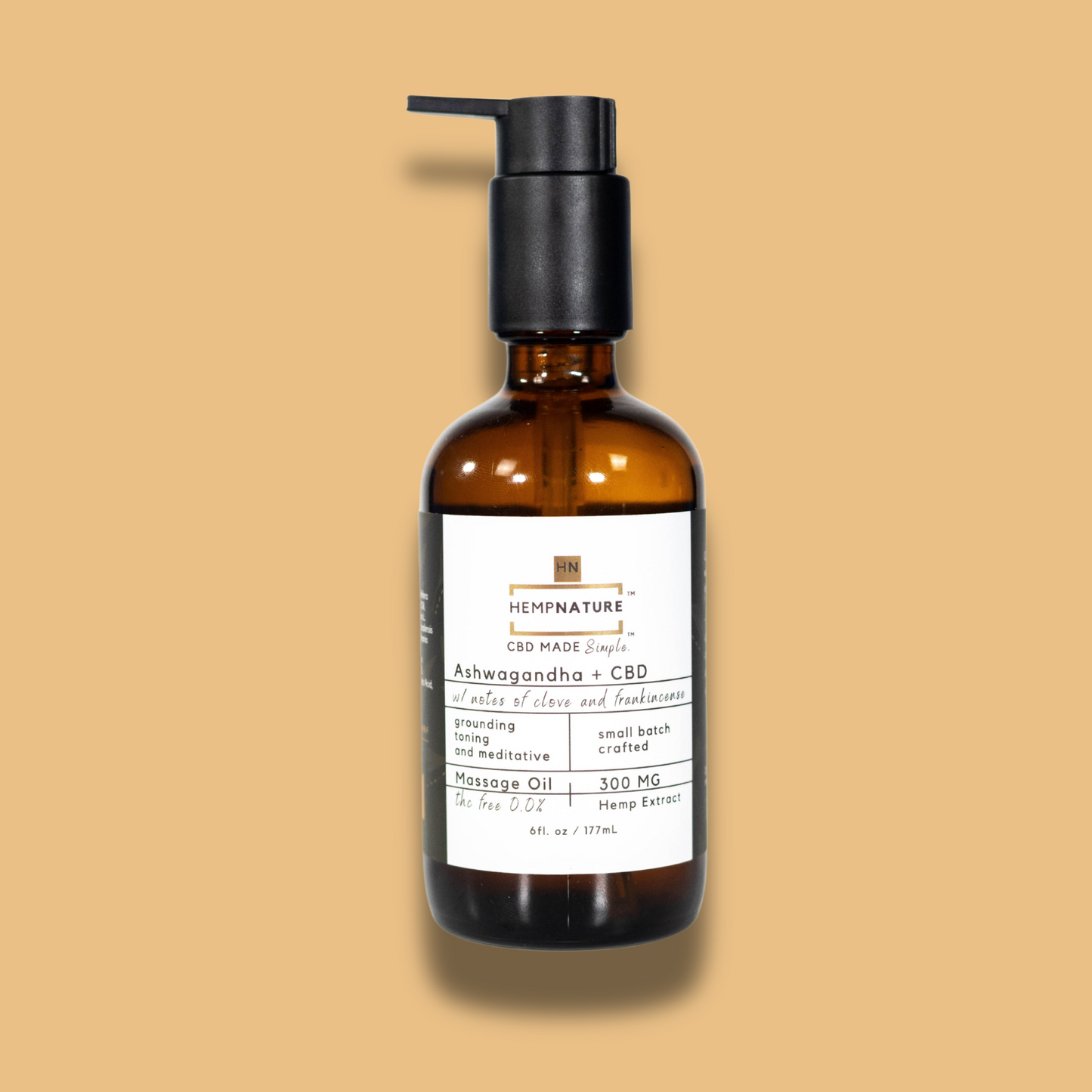 Ashwagandha + CBD Body Oil 6oz