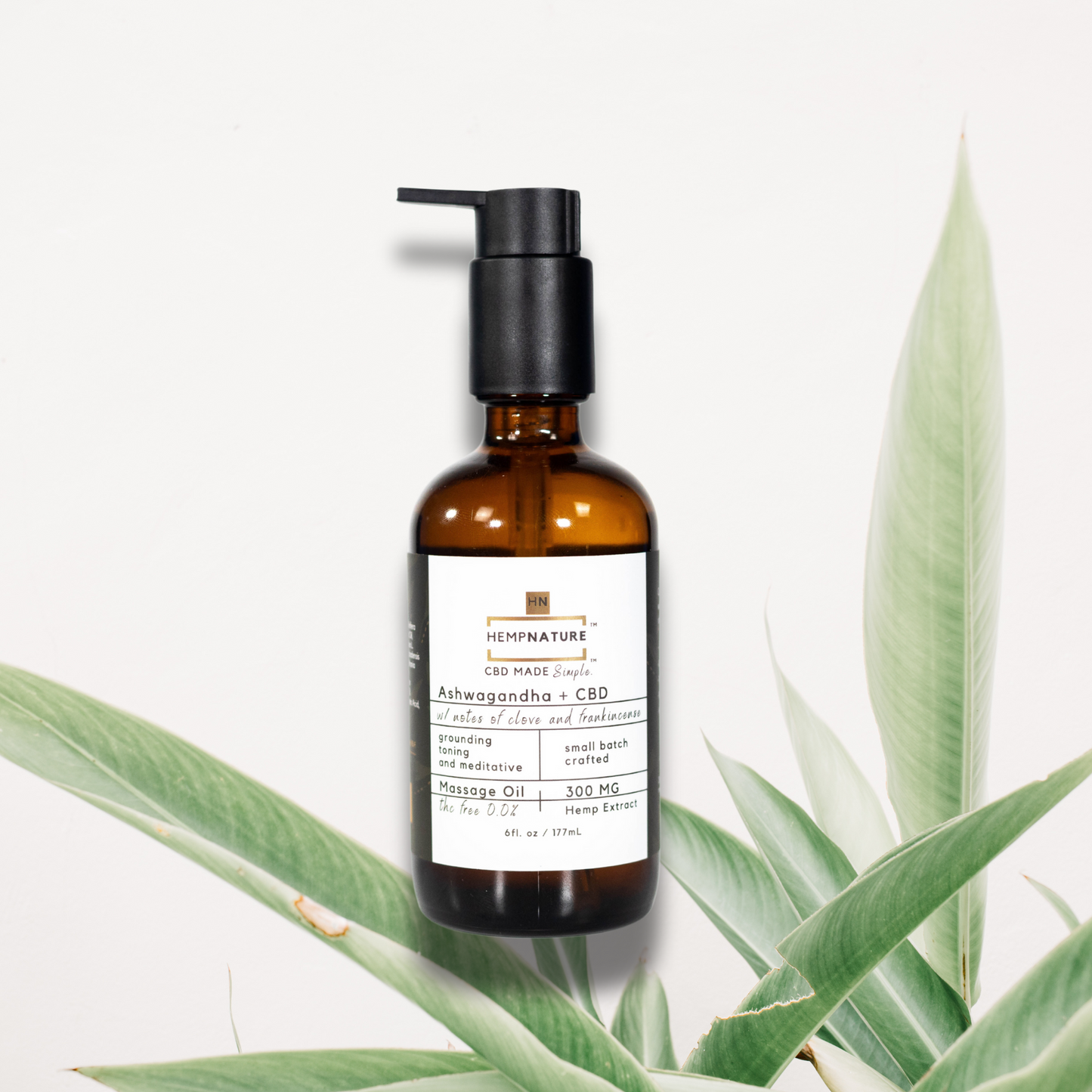 Ashwagandha + CBD Body Oil 6oz