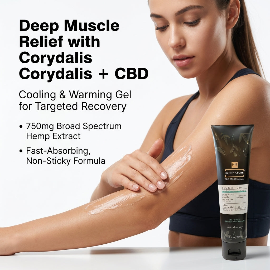 Deep Muscle Gel | Corydalis + CBD 3.5oz