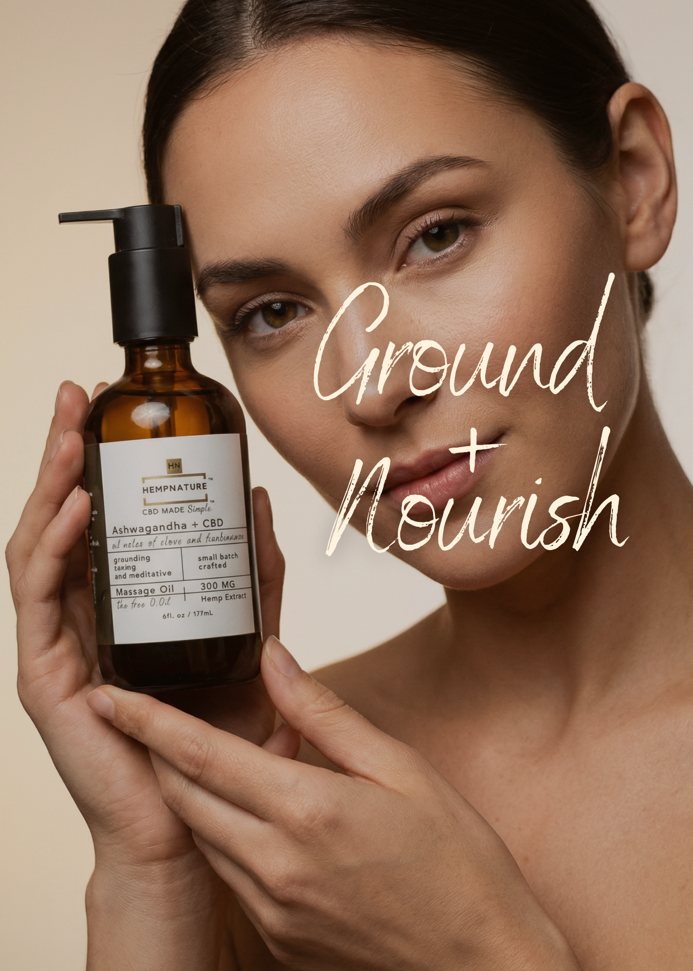 Ashwagandha + CBD Body Oil 6oz