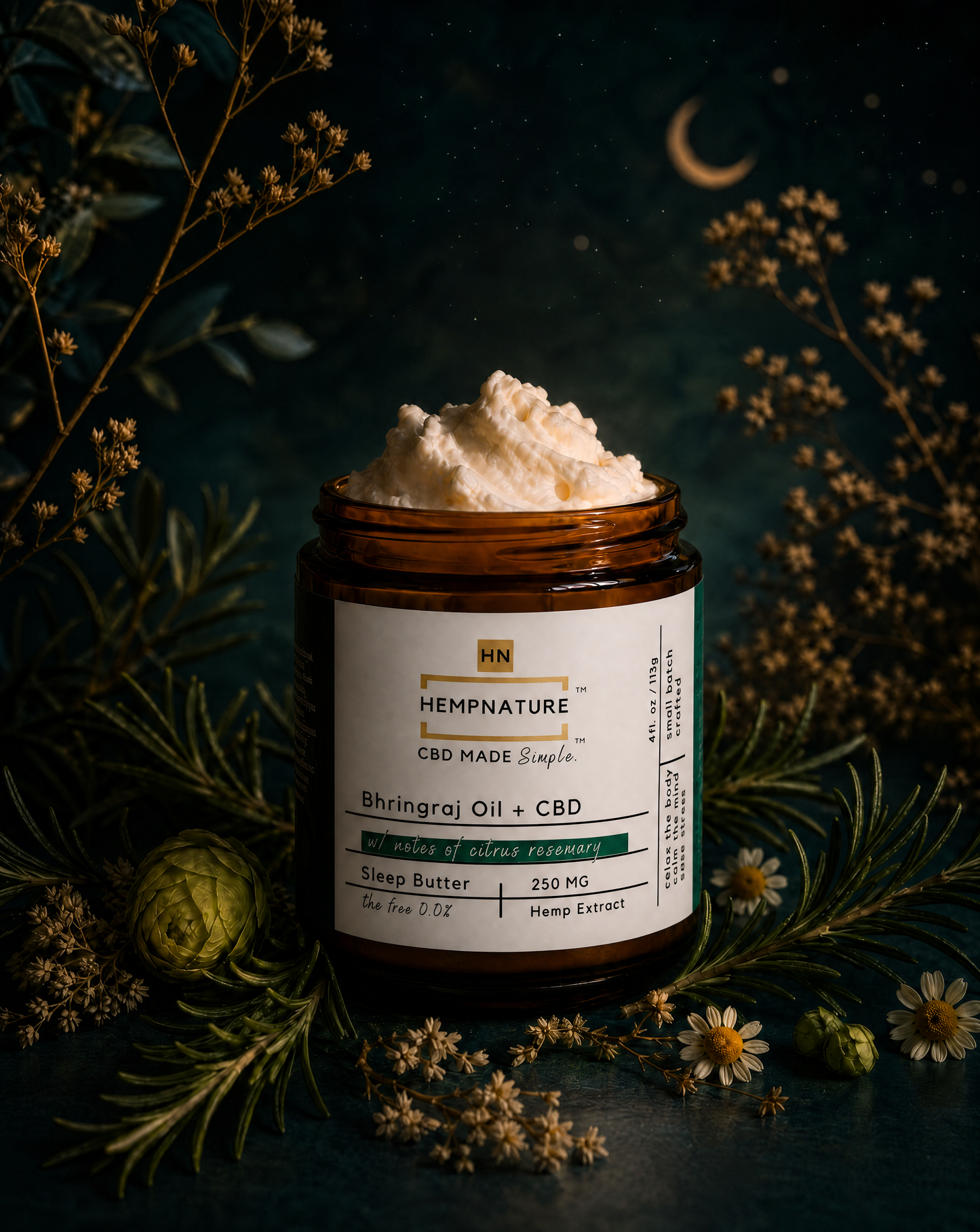 Sleep Butter | Bhringraj Oil + CBD 4oz