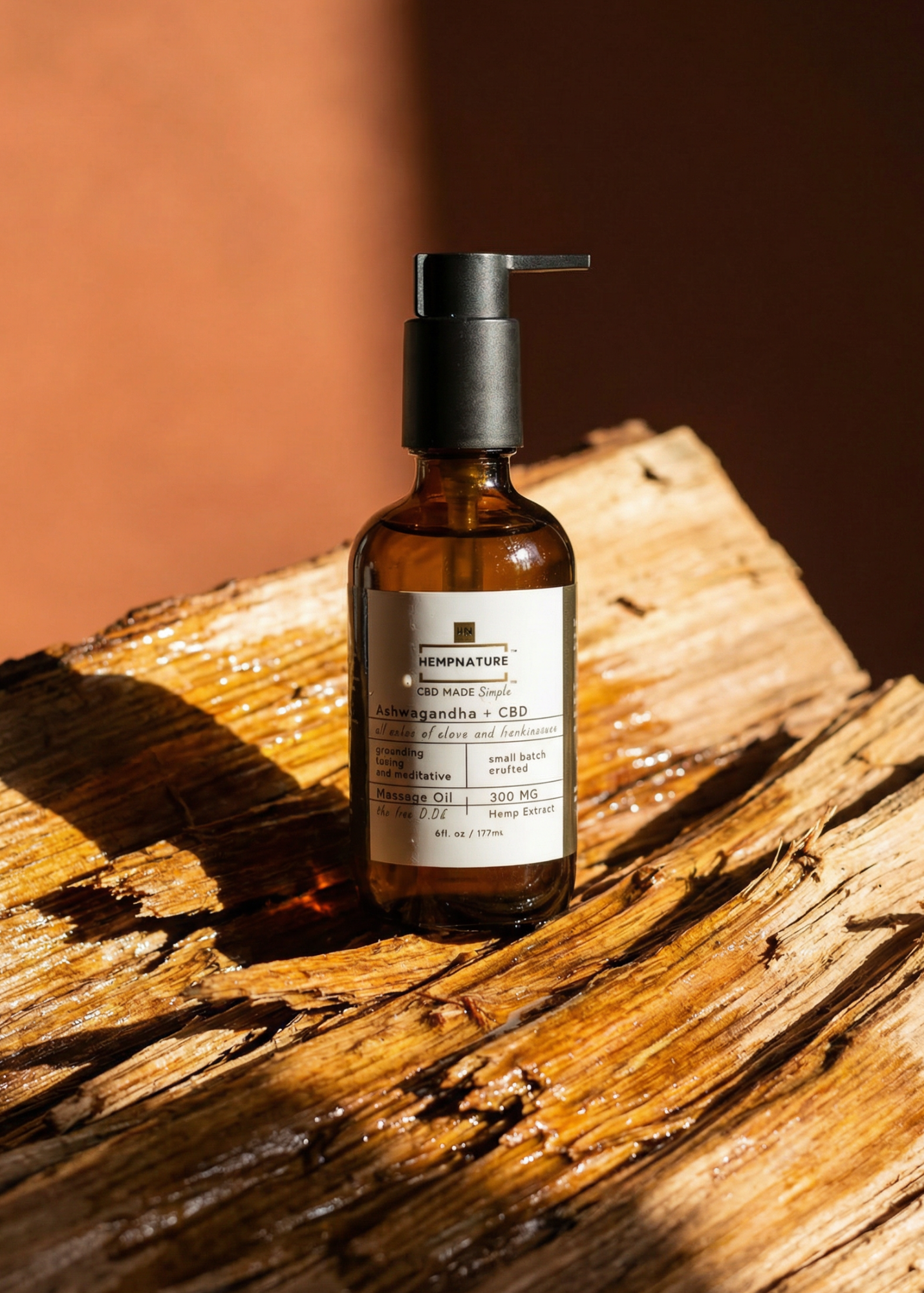 Ashwagandha + CBD Body Oil 6oz